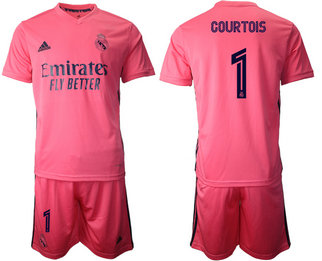 2020-21 Real Madrid 1 COURTOIS Away Soccer Jersey