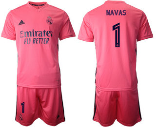 2020-21 Real Madrid 1 NAVAS Away Soccer Jersey 2020-21 Real Madrid 1 NAVAS Away Soccer Jersey
