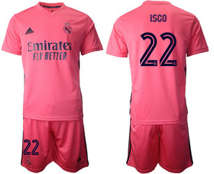 2020-21 Real Madrid 22 ISCO Away Soccer Jersey