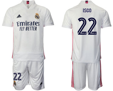 2020-21 Real Madrid 22 ISCO Home Soccer Jersey 2020-21 Real Madrid 22 ISCO Home Soccer Jersey