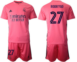 2020-21 Real Madrid 27 RODRYGO Away Soccer Jersey