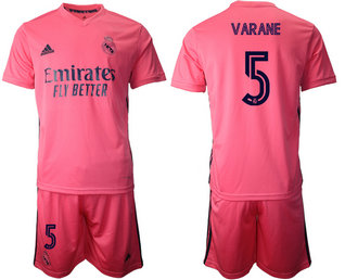 2020-21 Real Madrid 5 VARANE Away Soccer Jersey