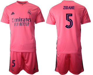 2020-21 Real Madrid 5 ZIDANE Away Soccer Jersey