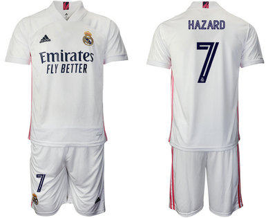 2020-21 Real Madrid 7 HAZARD Home Soccer Jersey 2020-21 Real Madrid 7 HAZARD Home Soccer Jersey