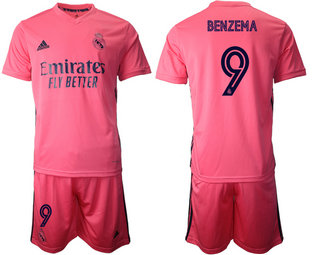 2020-21 Real Madrid 9 BENZEMA Away Soccer Jersey