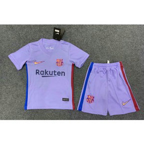 2021-22 LA LIGA Barcelona Away Kit For Kids