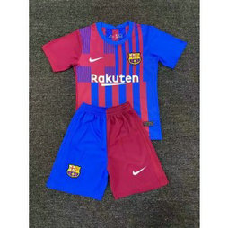 2021-22 LA LIGA Barcelona Home Kit for Kids