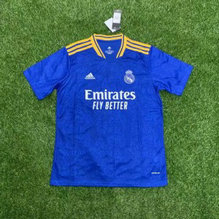 2021-22 LA LIGA Real Madrid Blue Soccer Away Men Jersey 2021-22 LA LIGA Real Madrid Blue Soccer Away Men Jersey