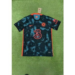 2021-22 Premier League Chelsea Blue Soccer Away Men Jersey
