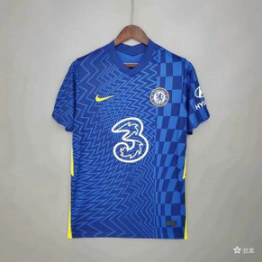 2021-22 Premier League Chelsea Blue Soccer Home Men Jersey