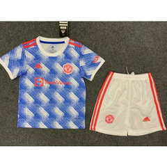 2021-22 Premier League Manchester United 2021-22 Away Kit For Kids