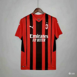2021-22 SERIE A AC Milan Soccer Home Men Jersey 2021-22 SERIE A AC Milan Soccer Home Men Jersey
