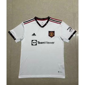 2022-23 Manchester United Away White Soccer Men Jersey