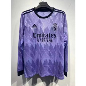 2022-23 Real Madrid Long Sleeves Away Soccer Men Jersey 2022-23 Real Madrid Long Sleeves Away Soccer Men Jersey