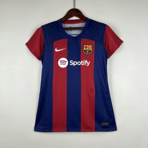 2023-24 Barcelona Home Soccer Women Jersey
