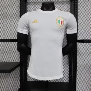 2023 Player Version Slim Fit(Run Smaller) Italy 125th Anniversary White Jersey S-XXL