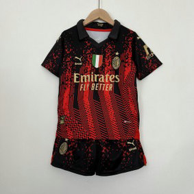 2023_24 AC Milan Fourth Away Soccer Kids Jersey
