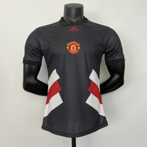 2023_24 Manchester United Black player version Soccer Men Jersey