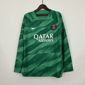 2023_24 PSG PARIS SAINT-GERMAIN Goalkeeper Long Sleeve Soccer Men Jersey