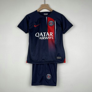 2023_24 PSG PARIS SAINT-GERMAIN Home Soccer Kids Jersey