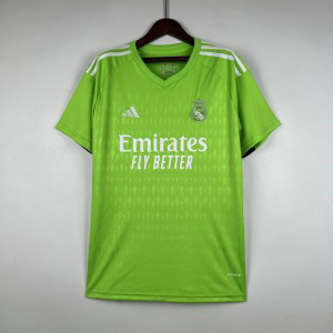 2023_24 Real Madrid Green Goalkeeper Soccer Men Jersey