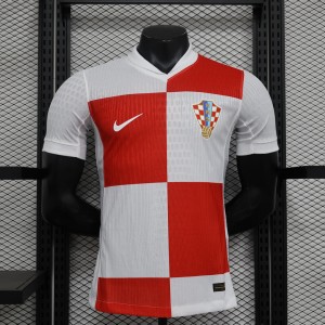 2024 Player Version Slim Fit(Run Smaller) Croatia Home Jersey S-XXL