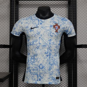 2024 Player Version Slim Fit(Run Smaller) version Portugal away Jersey S-4XL