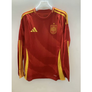 2024 Spain Home Long sleeves Jersey S-3XL