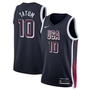 2024 Team USA 10 10 Tatum Blue Jersey
