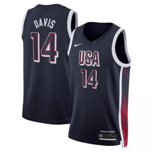 2024 Team USA 14 Davis Blue Jersey