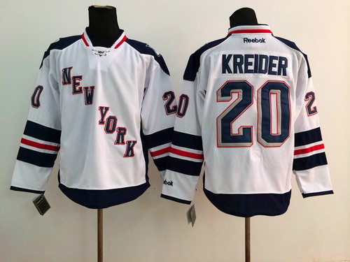New York Rangers #20 Chris Kreider 2014 Stadium Series White Jersey New York Rangers #20 Chris Kreider 2014 Stadium Series White Jersey