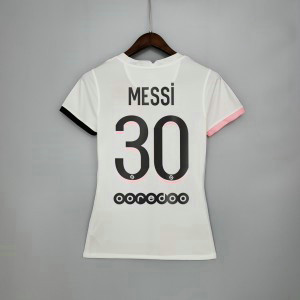 21-22 MESSI 30 Paris PSG AWAY Women Jersey