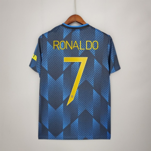 21_22 Manchester United 7 RONALDO Third Jersey CHAMPIONS LEAGUE NUMBER