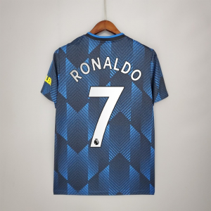 21_22 Manchester United 7 RONALDO Third Jersey PREMIER LEAGUE NUMBER