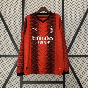 23-24 Long sleeve AC Milan home S-3XL