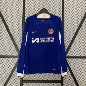 23-24 Long sleeve Chelsea home S-3XL
