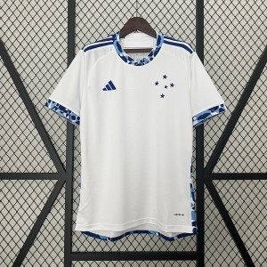 24-25 Cruzeiro away All sponsors Jersey S-4XL