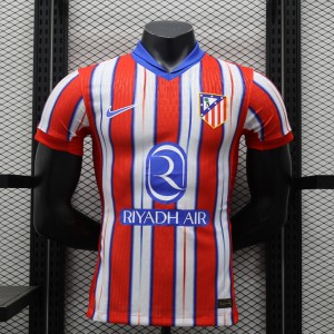 24-25 Player Version Slim Fit(Run Smaller) Atletico Madrid Home Jersey S-XXL