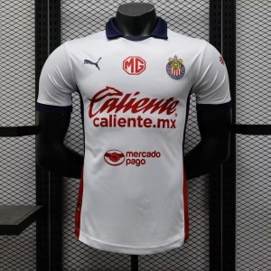 24-25 Player Version Slim Fit(Run Smaller) Chivas Away Jersey S-XXL 24-25 Player Version Slim Fit(Run Smaller) Chivas Away Jersey S-XXL