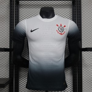 24-25 Player Version Slim Fit(Run Smaller) Corinthians Home All sponsors Jersey S-3XL