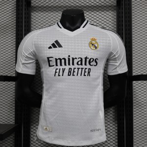 24-25 Player Version Slim Fit(Run Smaller) Real Madrid Home Jersey S-3XL 24-25 Player Version Slim Fit(Run Smaller) Real Madrid Home Jersey S-3XL