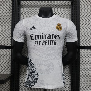 24-25 Real Madrid Player Version Slim Fit(Run Smaller) Edition White Jersey S-XXL