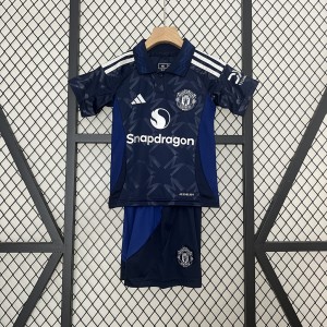 24-25 kids kit Manchester United away