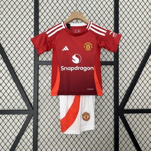 24-25 kids kit Manchester United home