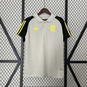 24-25 polo Flamengo Training Wear Gray S-XXL