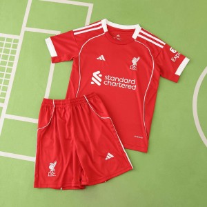 25-26 Liverpool Home kids kit 16-28