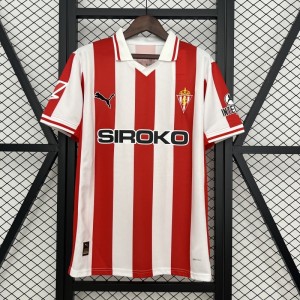 25-26 Sporting Gijon Home Jersey S-4XL