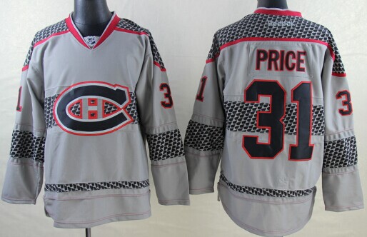 Montreal Canadiens #31 Carey Price Charcoal Gray Jersey Montreal Canadiens #31 Carey Price Charcoal Gray Jersey