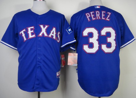 Texas Rangers #33 Martin Perez 2014 Blue Jersey Texas Rangers #33 Martin Perez 2014 Blue Jersey
