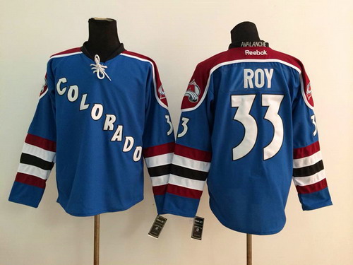 Colorado Avalanche #33 Patrick Roy Blue Third Jersey Colorado Avalanche #33 Patrick Roy Blue Third Jersey